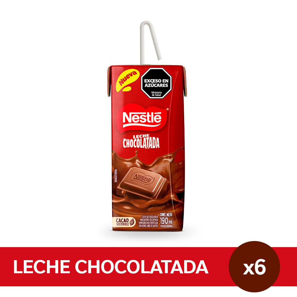 NESTLÉ® Chocolatada Lista para Tomar - 6 unidades x 190ml