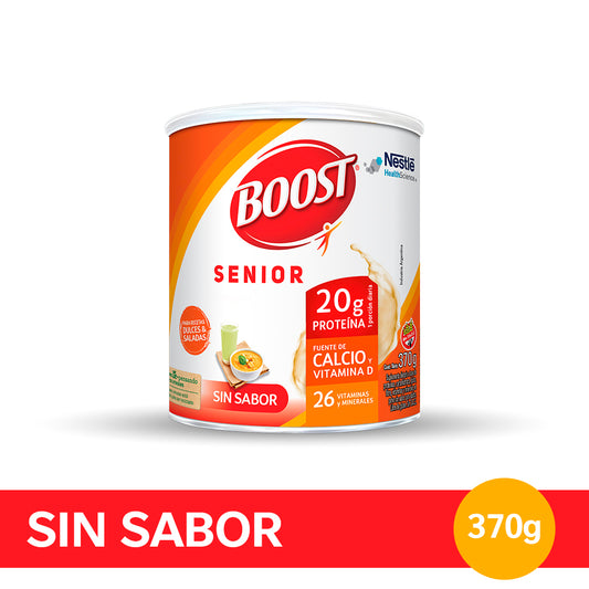 Suplemento nutricional BOOST SENIOR Sin sabor - Lata x 370gr