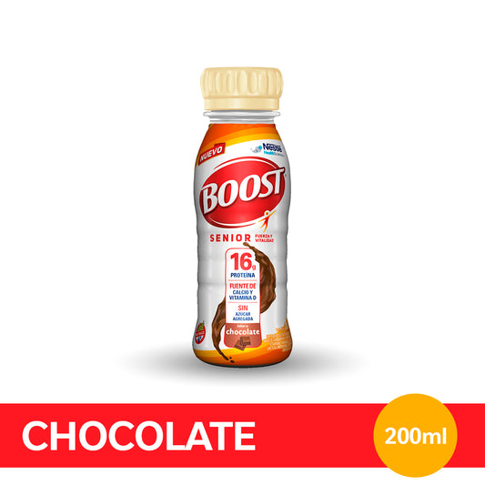 Suplemento nutricional BOOST SENIOR Chocolate - Botellita x 200 ml