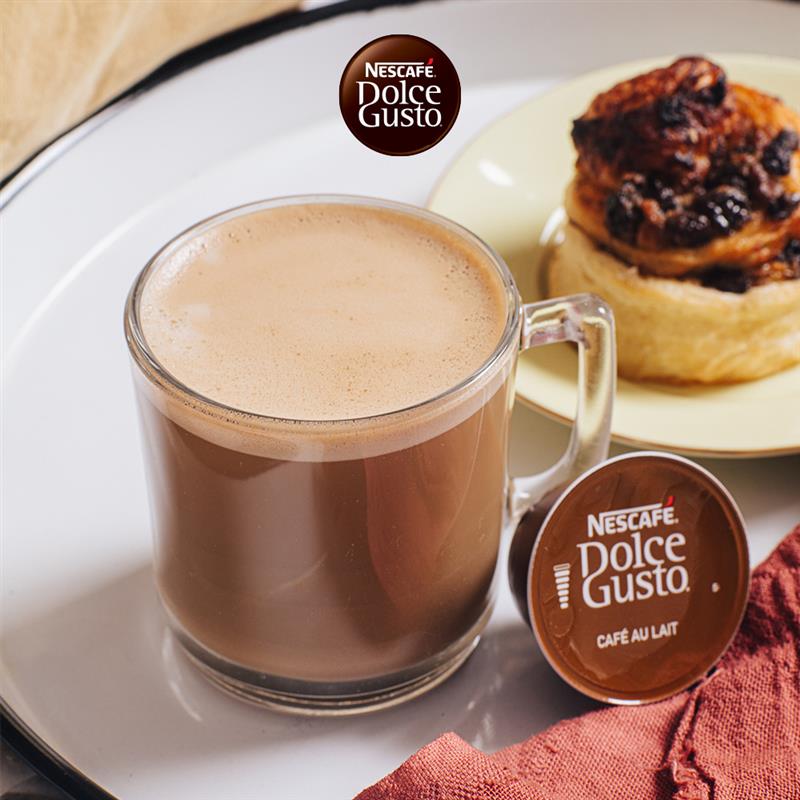 Cápsulas de Café NESCAFÉ® Dolce Gusto® Au Lait - x10 Cápsulas