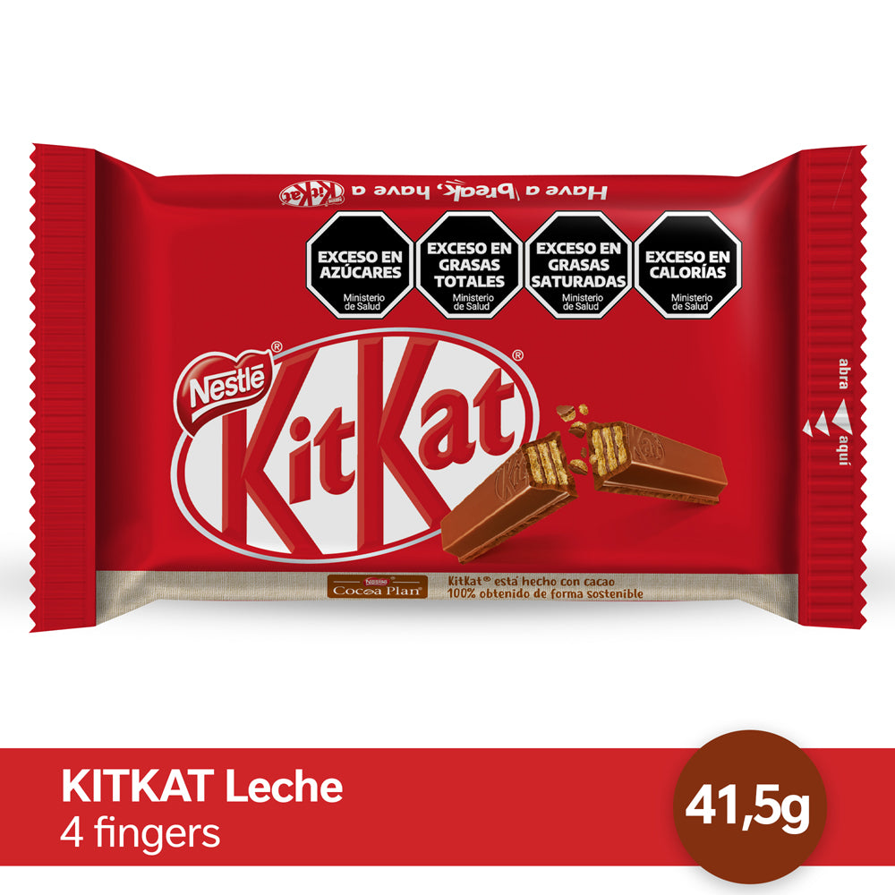 Oblea KitKat® Leche 4 Fingers - 41,5gr