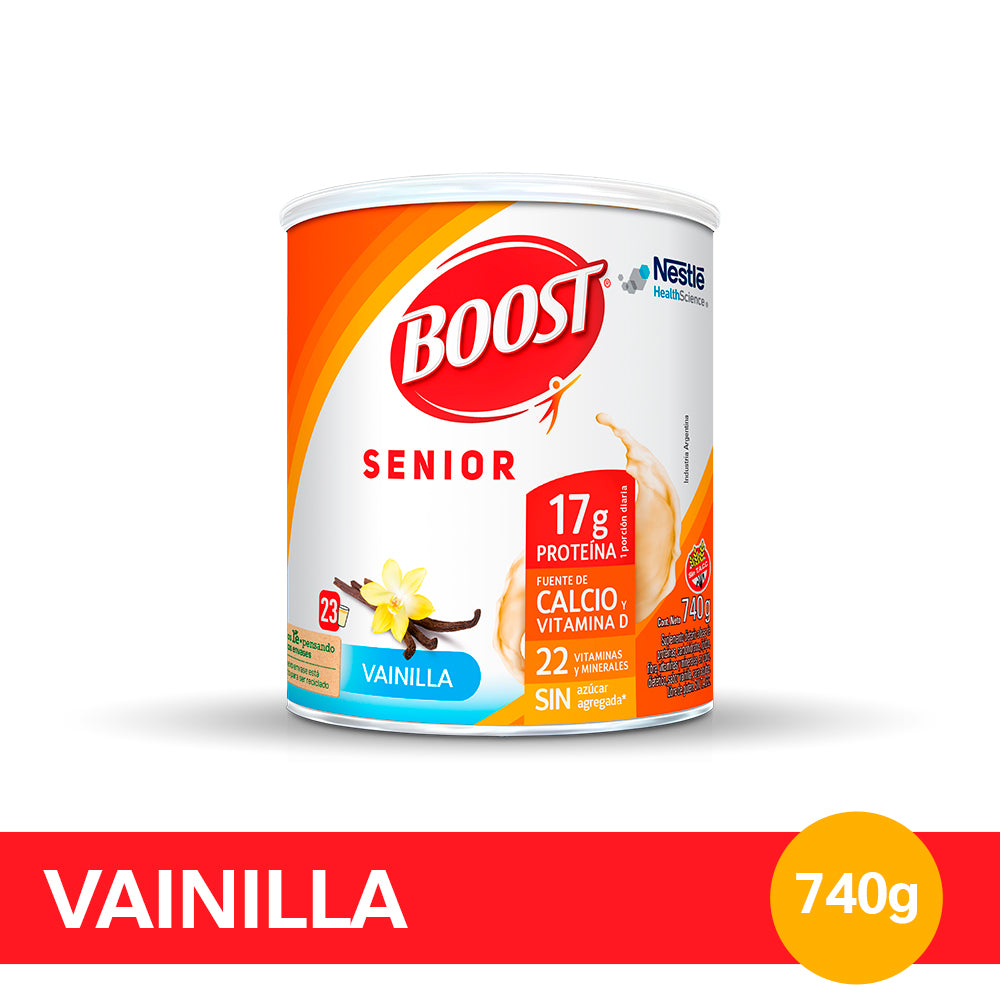 Suplemento nutricional BOOST SENIOR Vainilla - Lata x 740gr