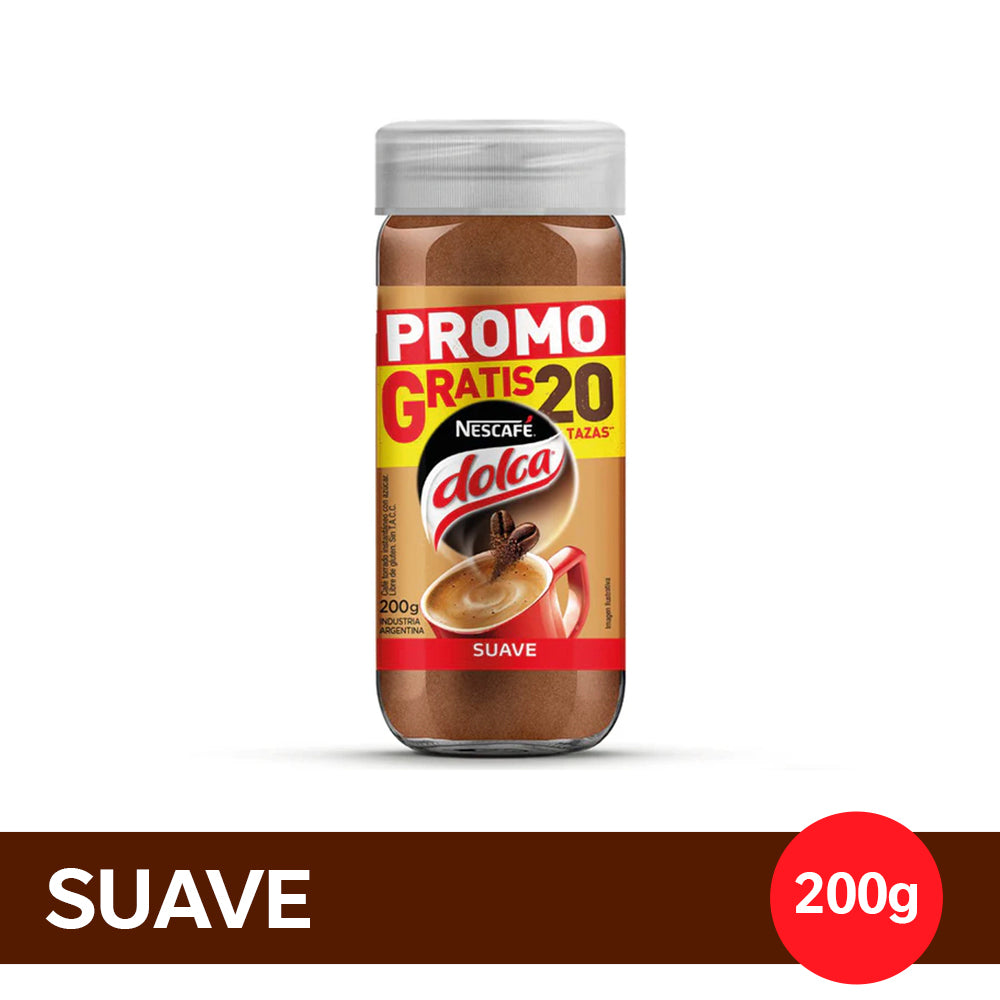 NESCAFÉ® Dolca Suave Frasco x 200gr