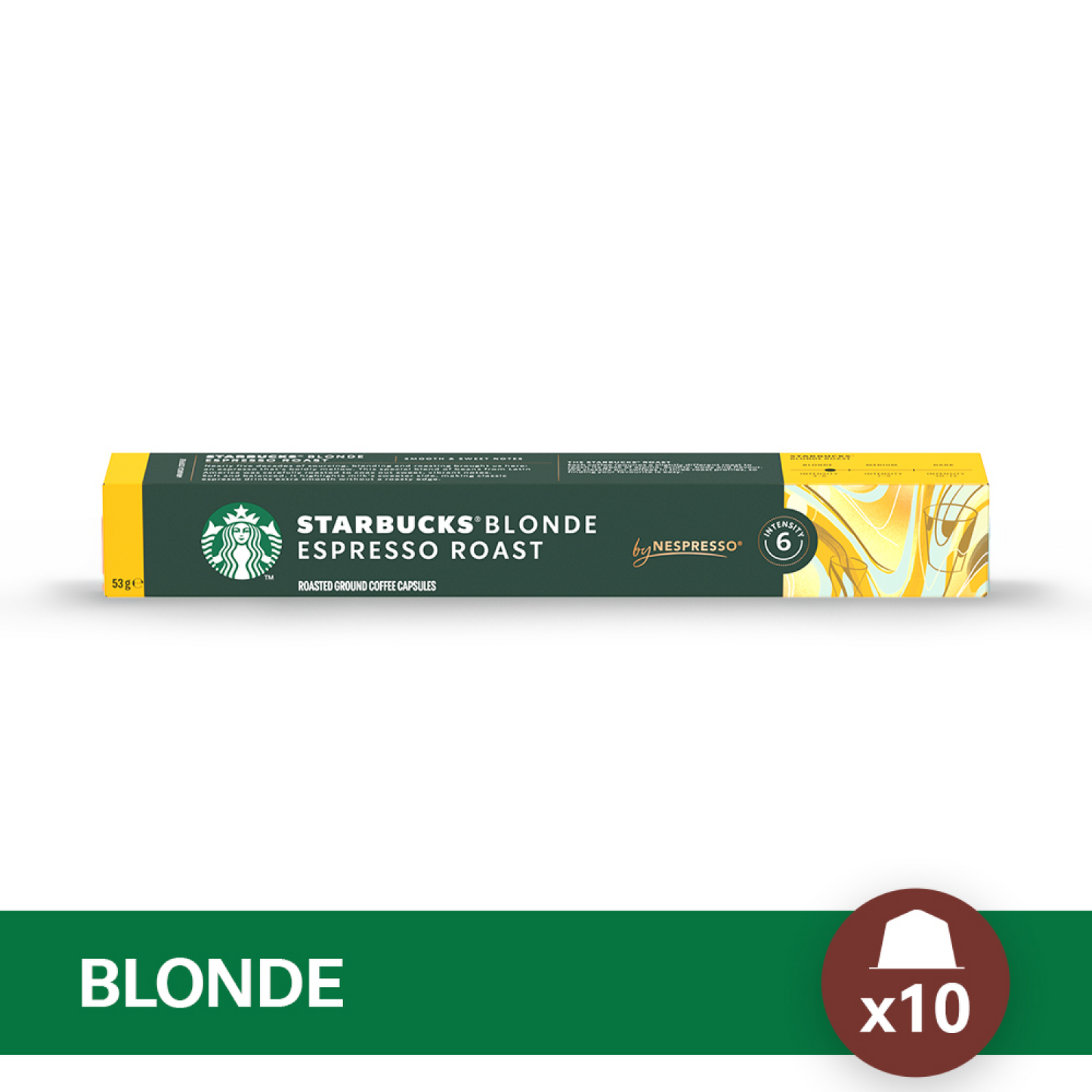 Cápsulas de Café STARBUCKS® Nespresso® Blonde Espresso x 10 Cápsulas