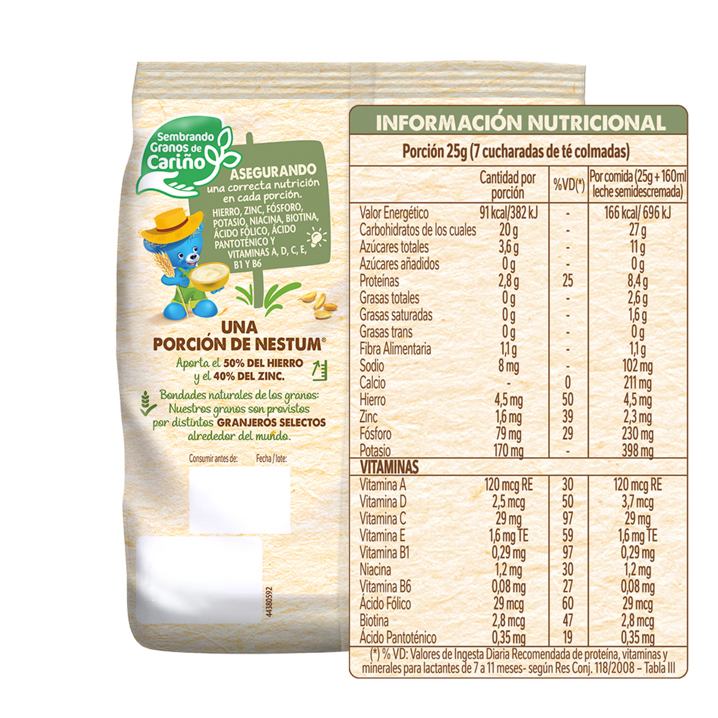NESTUM® Cereal Infantil Banana - Flowpack x 225gr