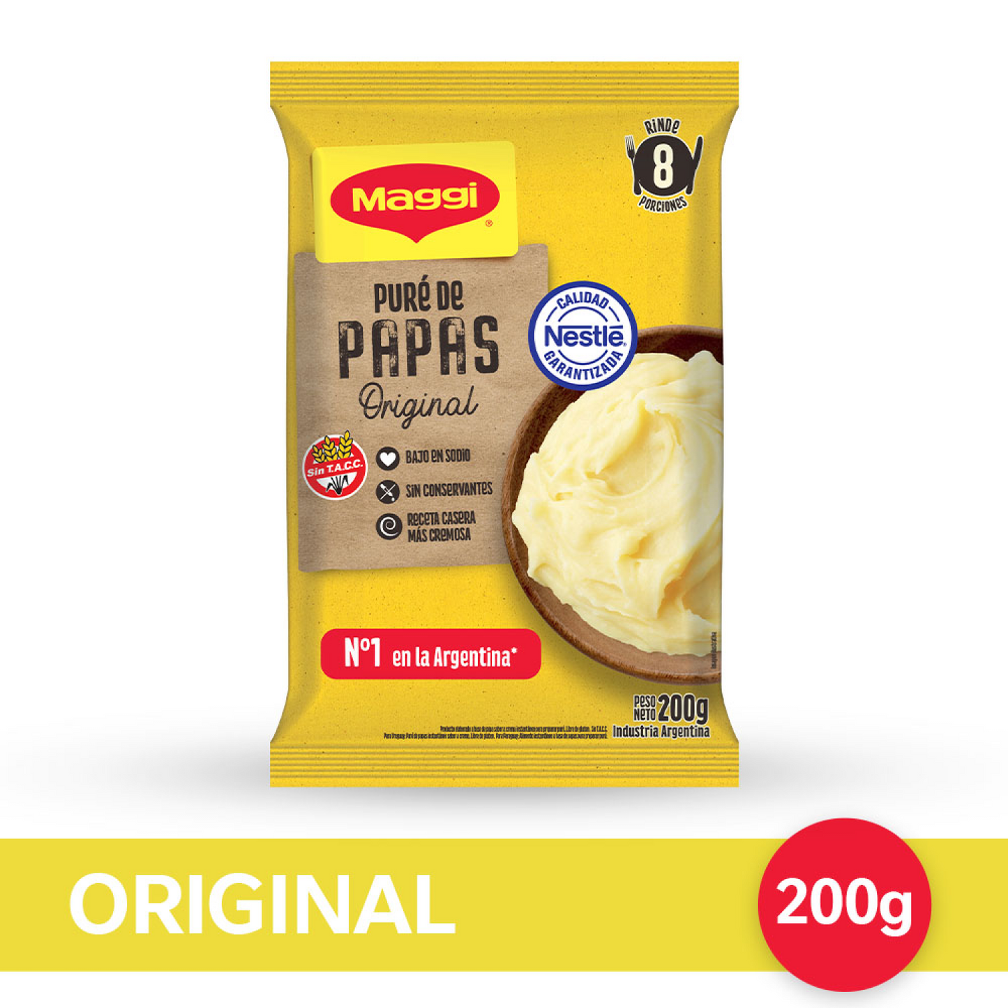 Puré de Papas MAGGI® Cremoso - Flowpack x 200gr
