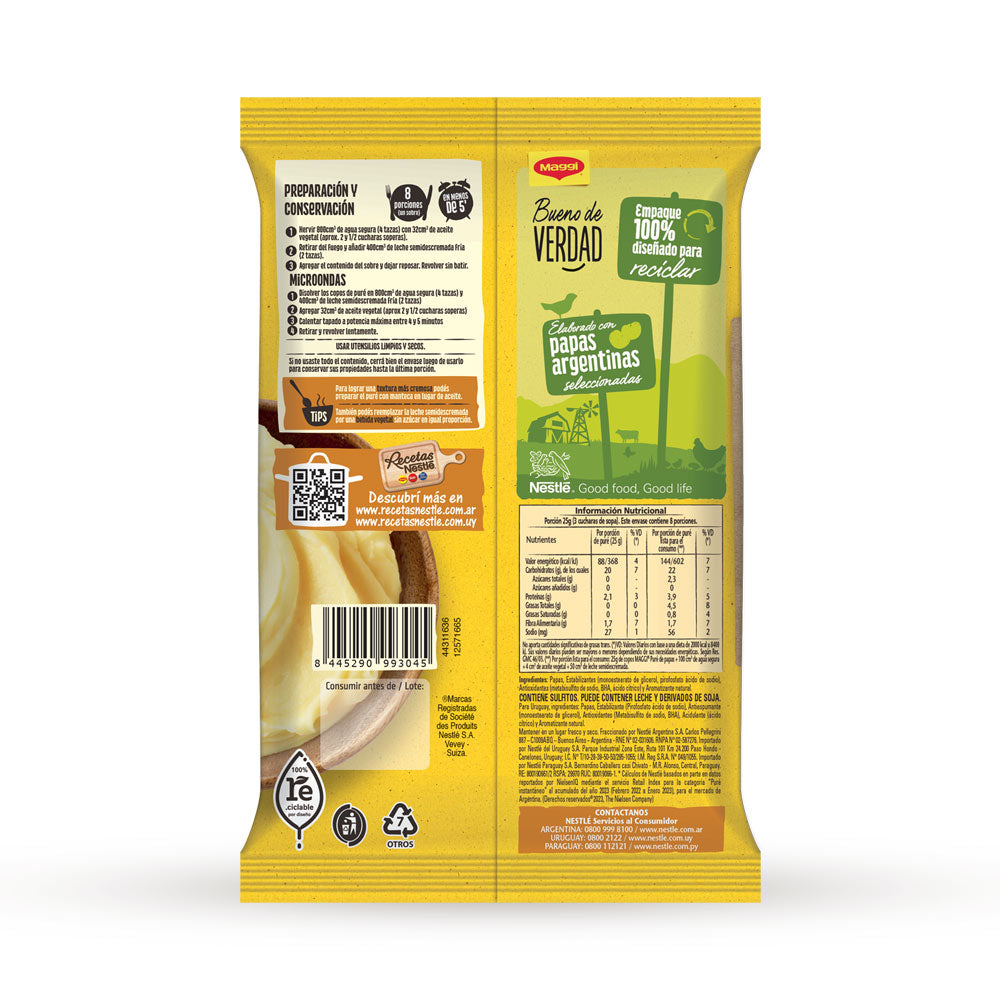 Puré de Papas MAGGI® Cremoso - Flowpack x 200gr