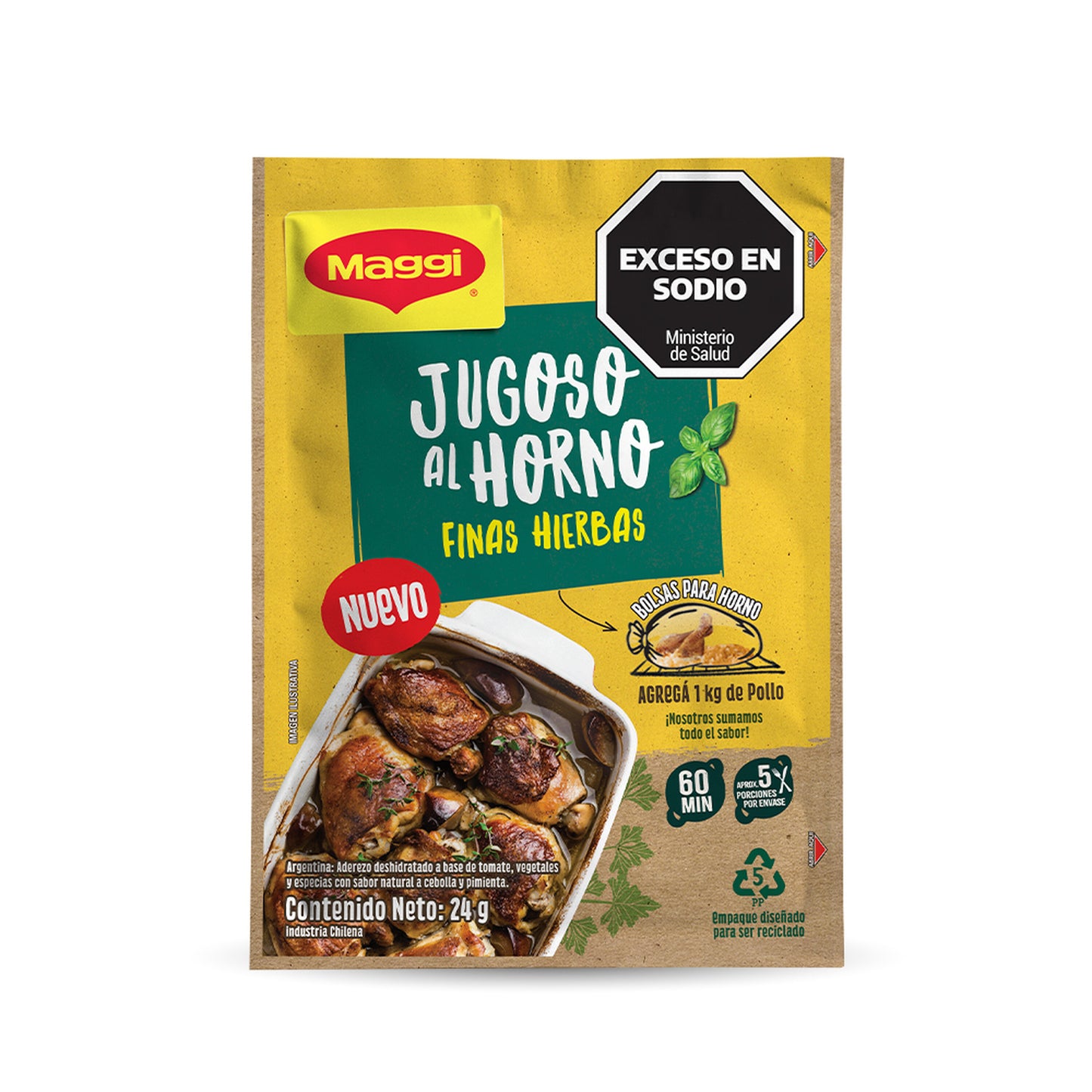 Bolsa para Horno Maggi Finas Hierbas 24gr