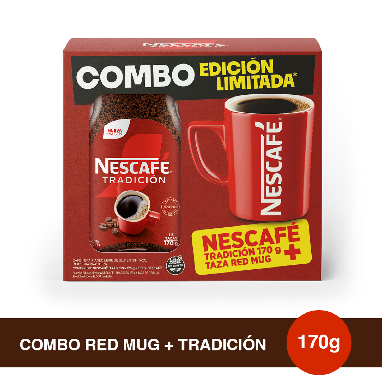 Combo NESCAFÉ RED MUG (170g + TAZA)
