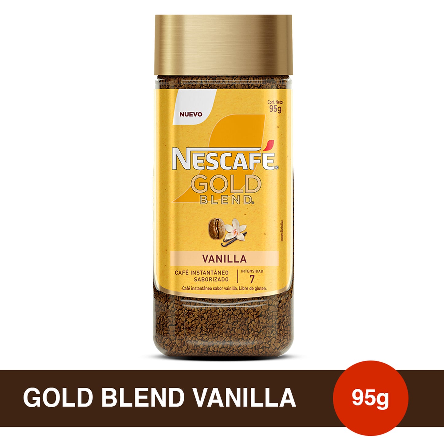 NESCAFÉ GOLD Café Instantáneo Vainilla x 95gr