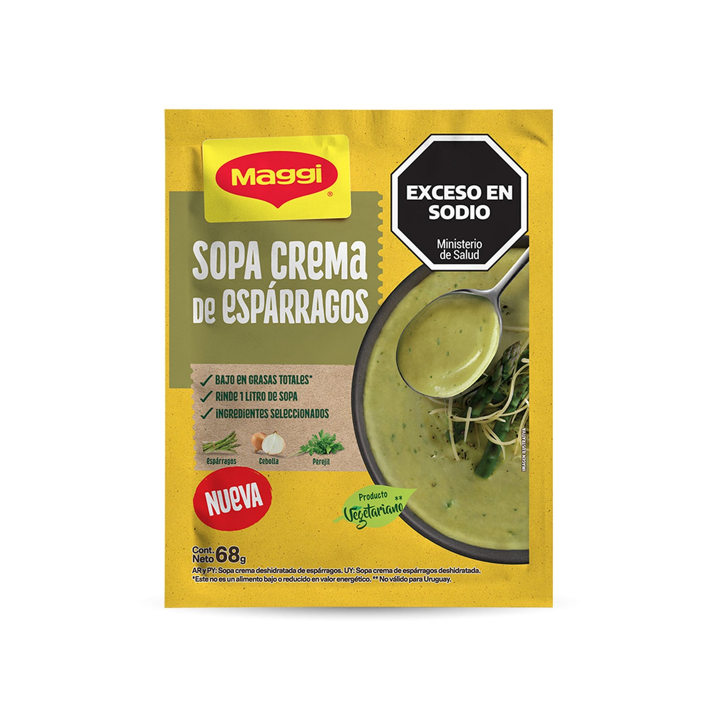 Sopa Maggi Crema de Espárragos 68gr
