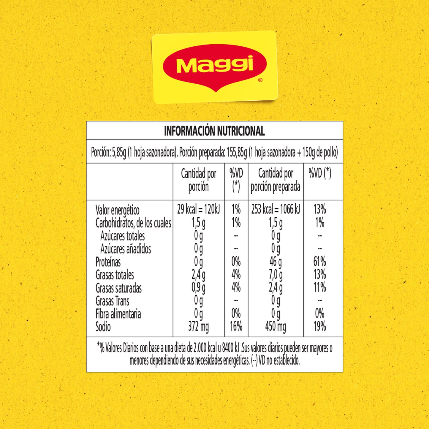MAGGI® Papelitos Sazonadores Finas Hierbas 23,4gr