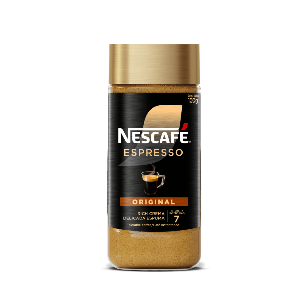 Café Instantáneo NESCAFÉ® Gold Espresso - Frasco x100gr