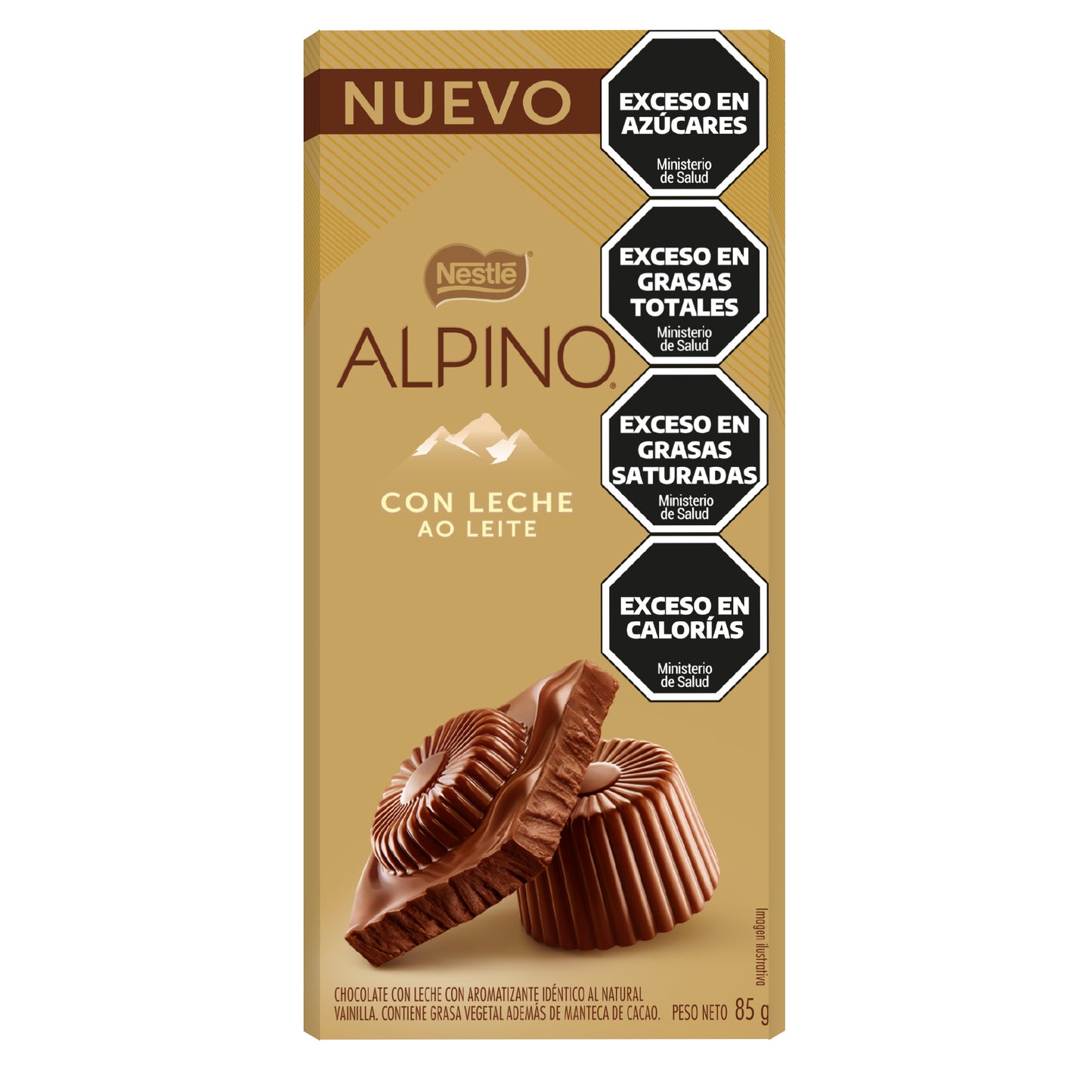 Chocolate con leche Nestlé Alpino® - x 85gr
