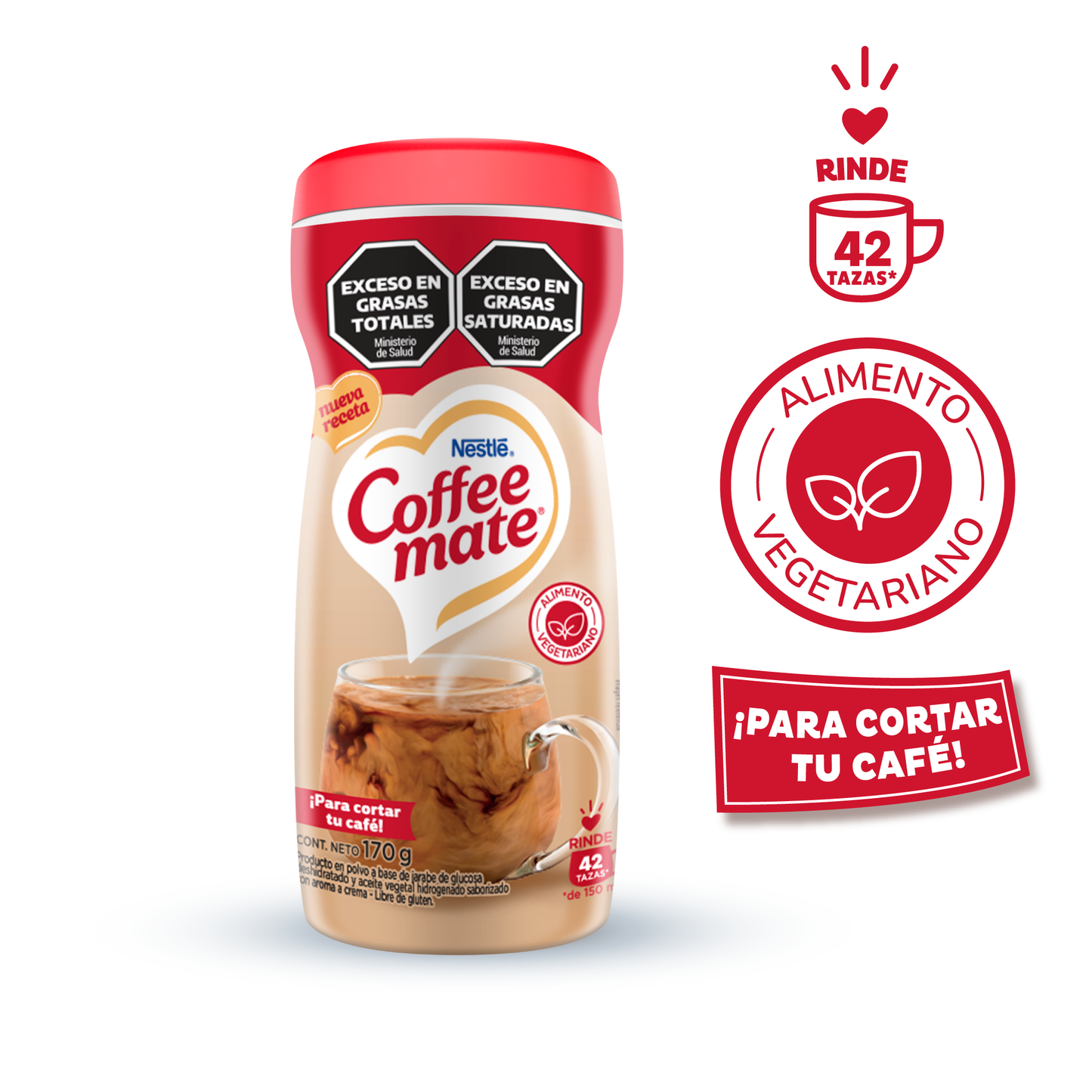 Crema en polvo Nestlé COFFEE-MATE® Original - x 170gr