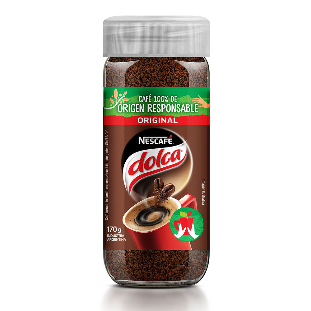 Café Instantáneo NESCAFÉ® Dolca® - Frasco x 170gr