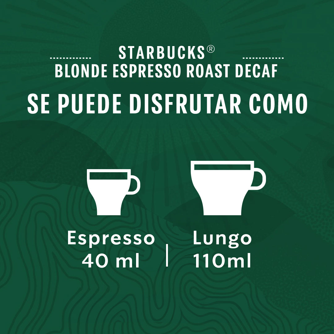 STARBUCKS® Nespresso® Blonde Espresso Roast Decaf x 10u.