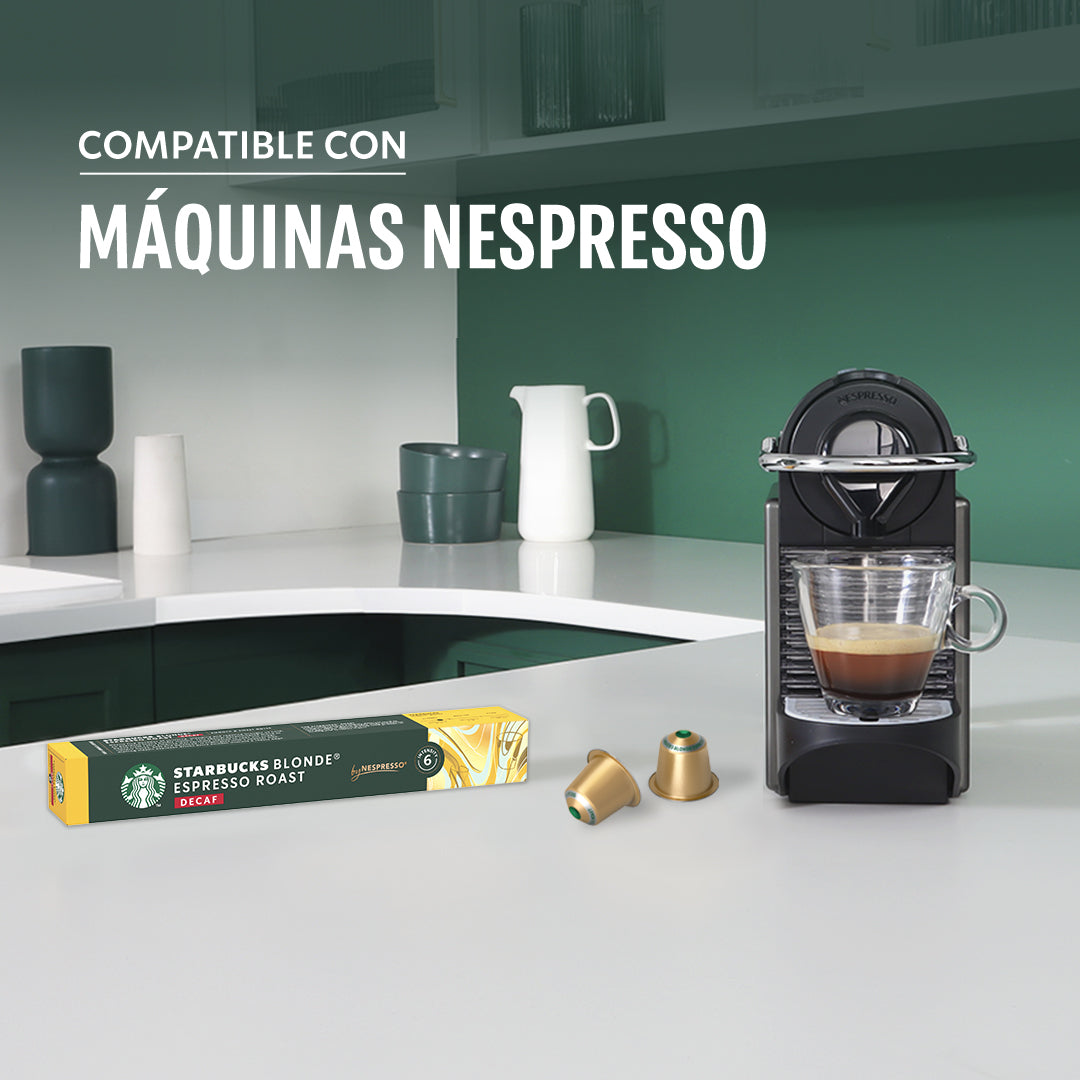 STARBUCKS® Nespresso® Blonde Espresso Roast Decaf x 10u.