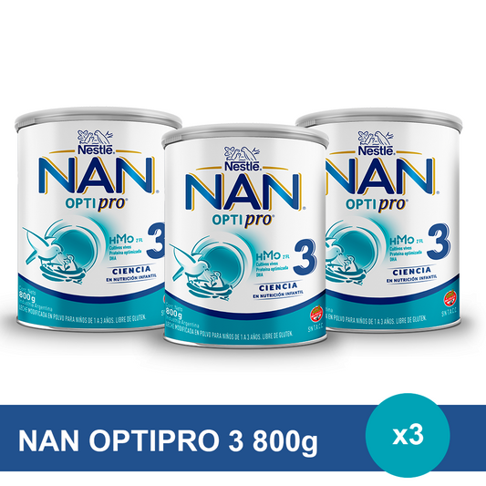 ¡Combo NAN® Optipro® 3! - Lata x 800gr x3u
