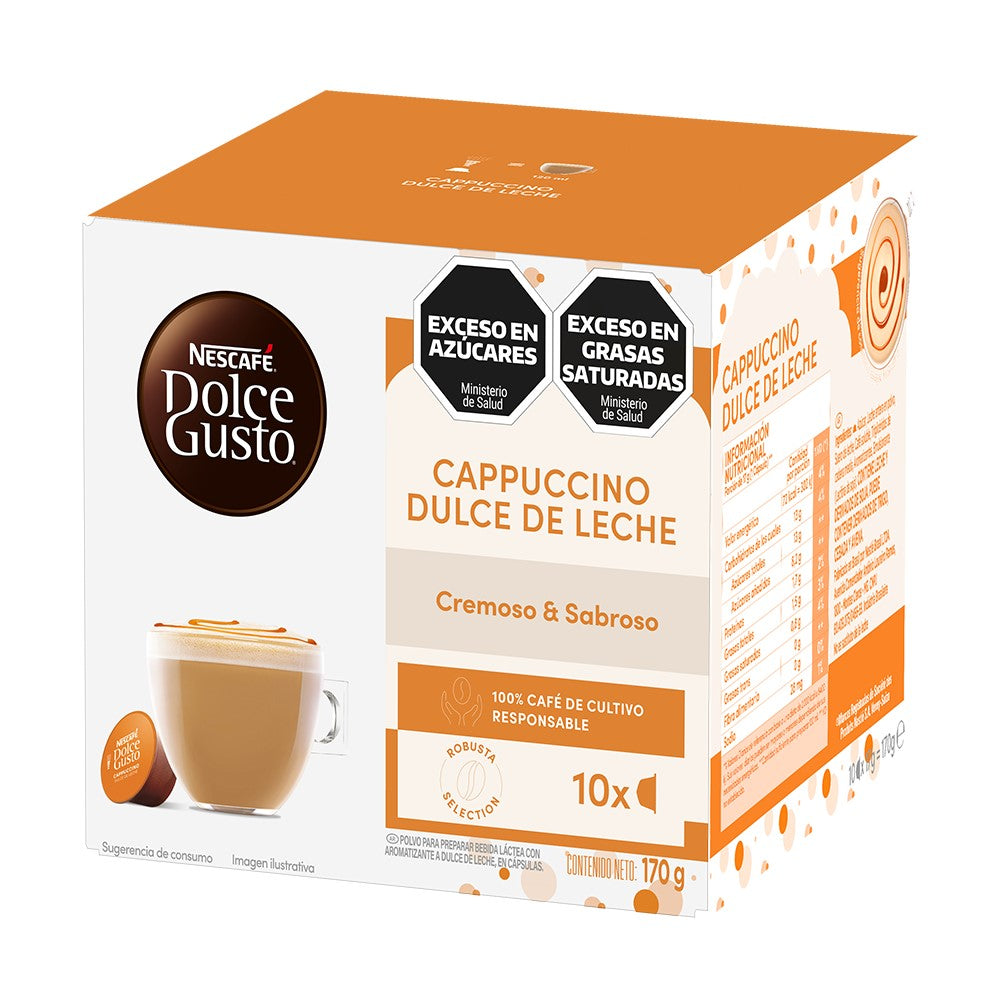 Cápsulas de Café NESCAFÉ® Dolce Gusto® Dulce de Leche - x 10 Cápsulas