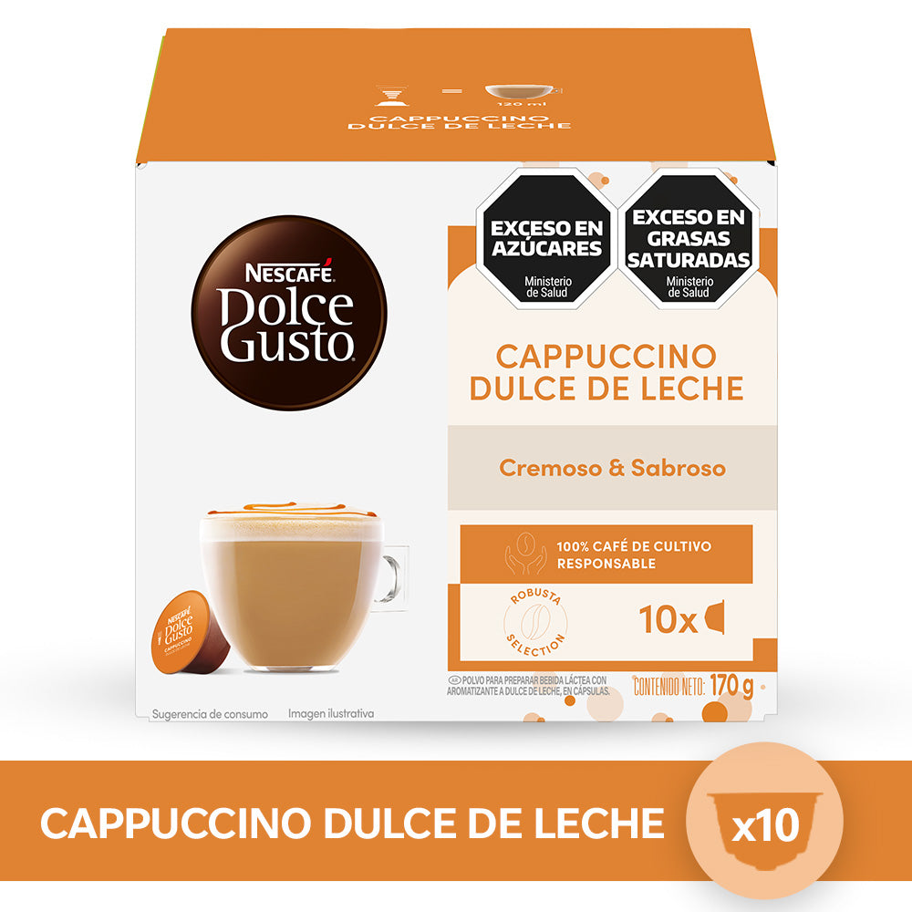 Cápsulas de Café NESCAFÉ® Dolce Gusto® Dulce de Leche - x 10 Cápsulas