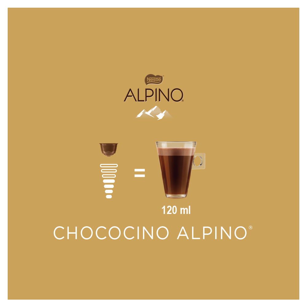 Cápsulas de Chocolate NESCAFÉ® Dolce Gusto® Alpino - x 10 Cápsulas