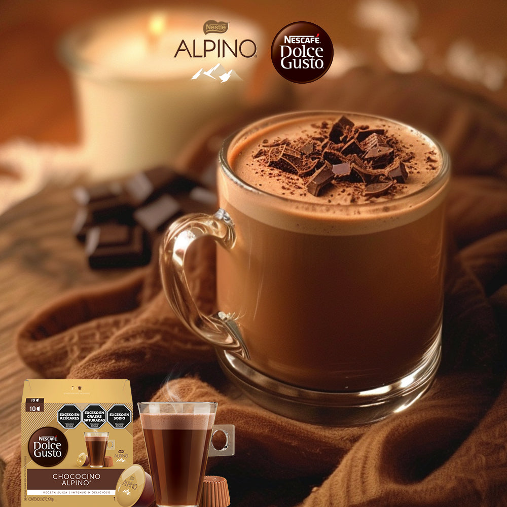 Cápsulas de Chocolate NESCAFÉ® Dolce Gusto® Alpino - x 10 Cápsulas