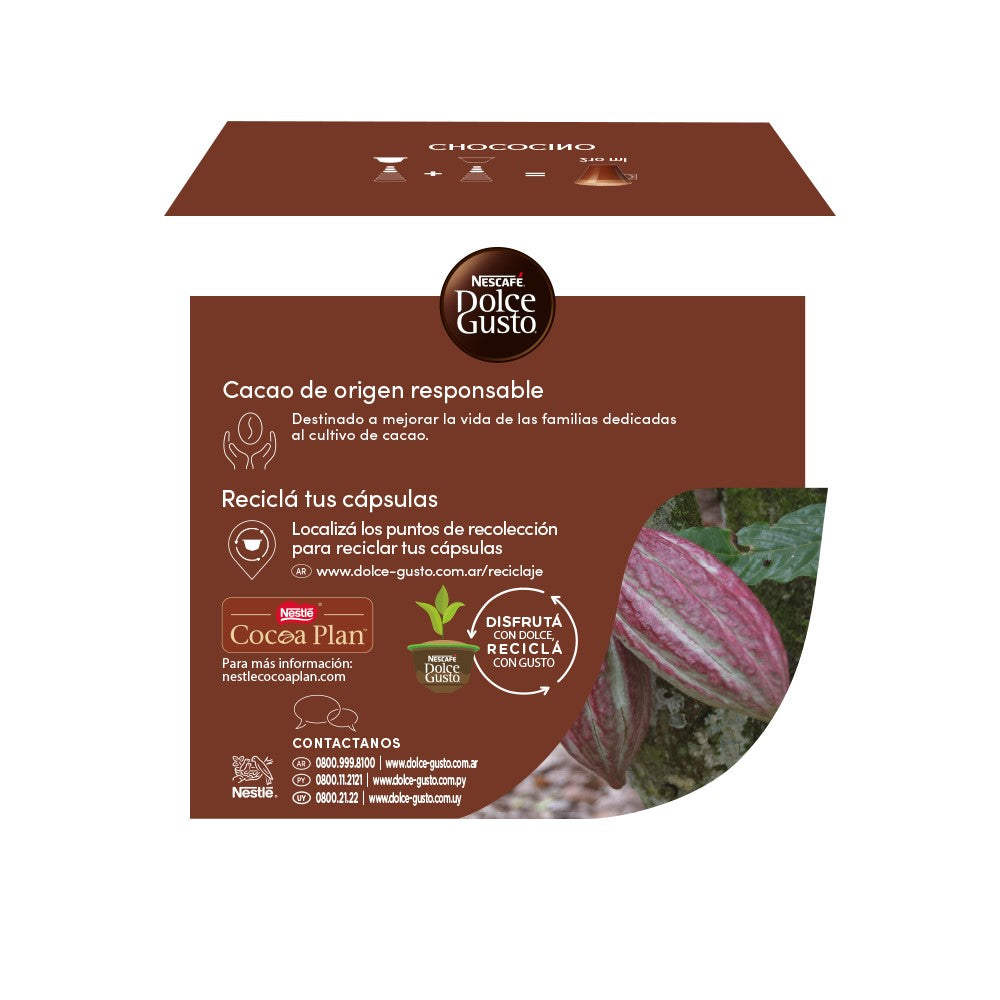 Cápsulas de Café NESCAFÉ® Dolce Gusto® Chococino - x 10 Cápsulas