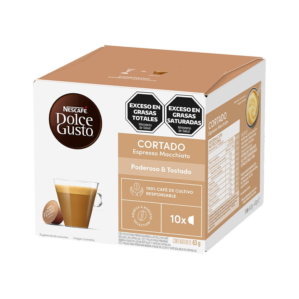 Cápsulas de Café NESCAFÉ® Dolce Gusto® Cortado - x 10 Cápsulas