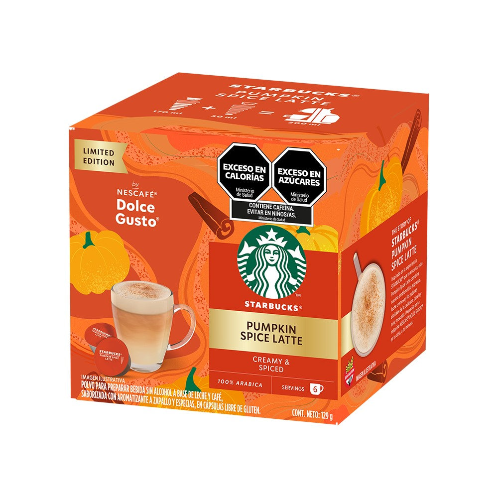 Cápsulas de Café STARBUCKS® By Dolce Gusto® Pumpkin Spice Latte x 12 Cápsulas