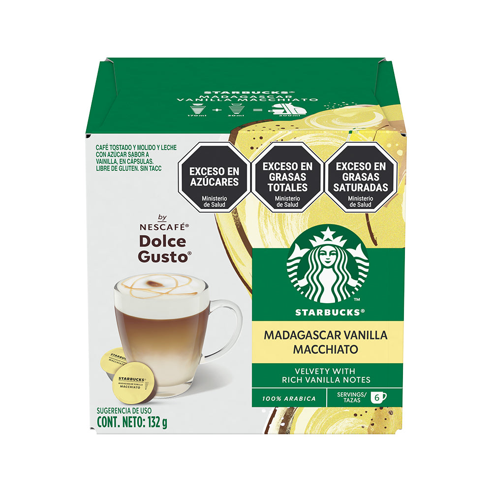 Cápsulas de Café STARBUCKS® By Dolce Gusto® Vainilla Macchiato x 12 Cápsulas