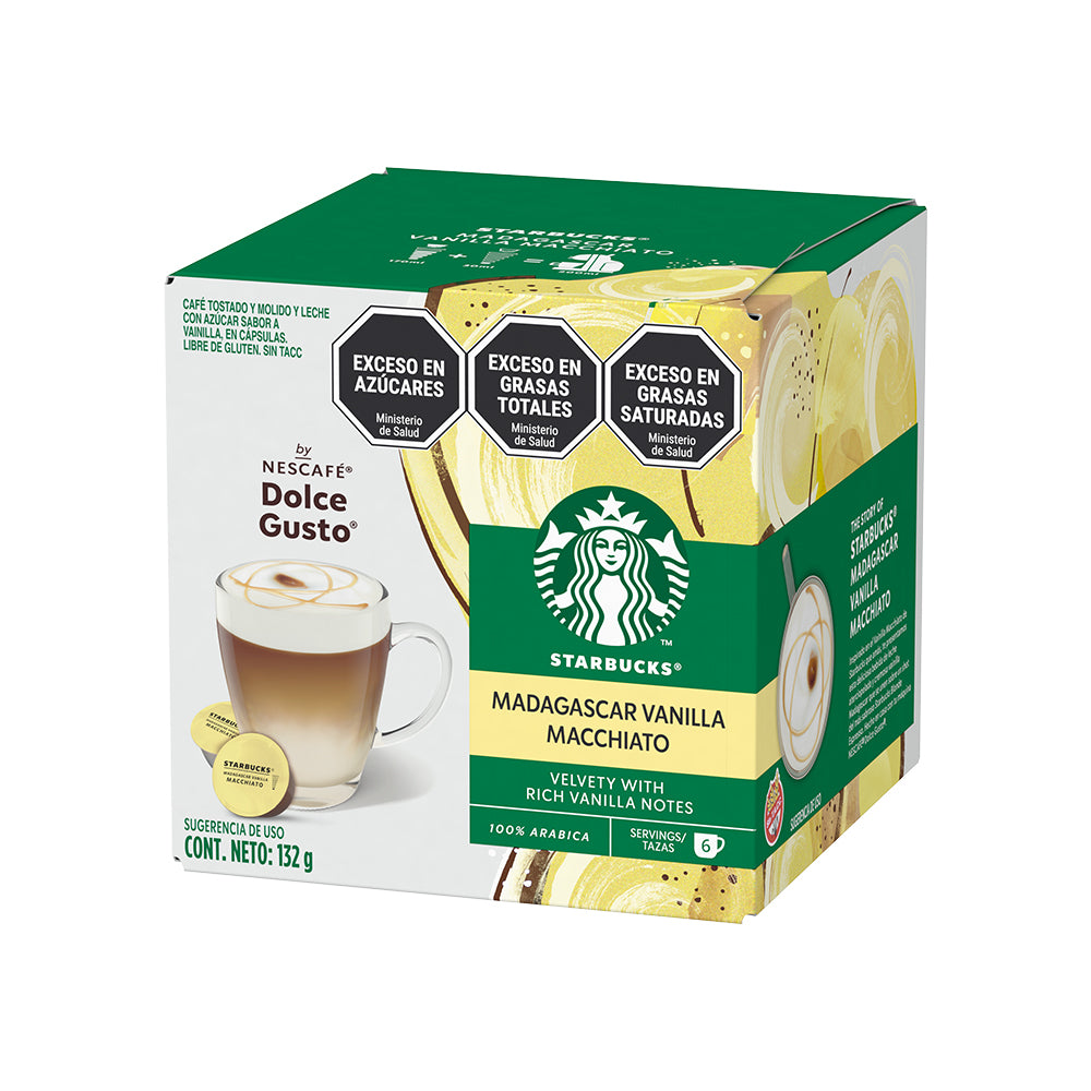 Cápsulas de Café STARBUCKS® By Dolce Gusto® Vainilla Macchiato x 12 Cápsulas