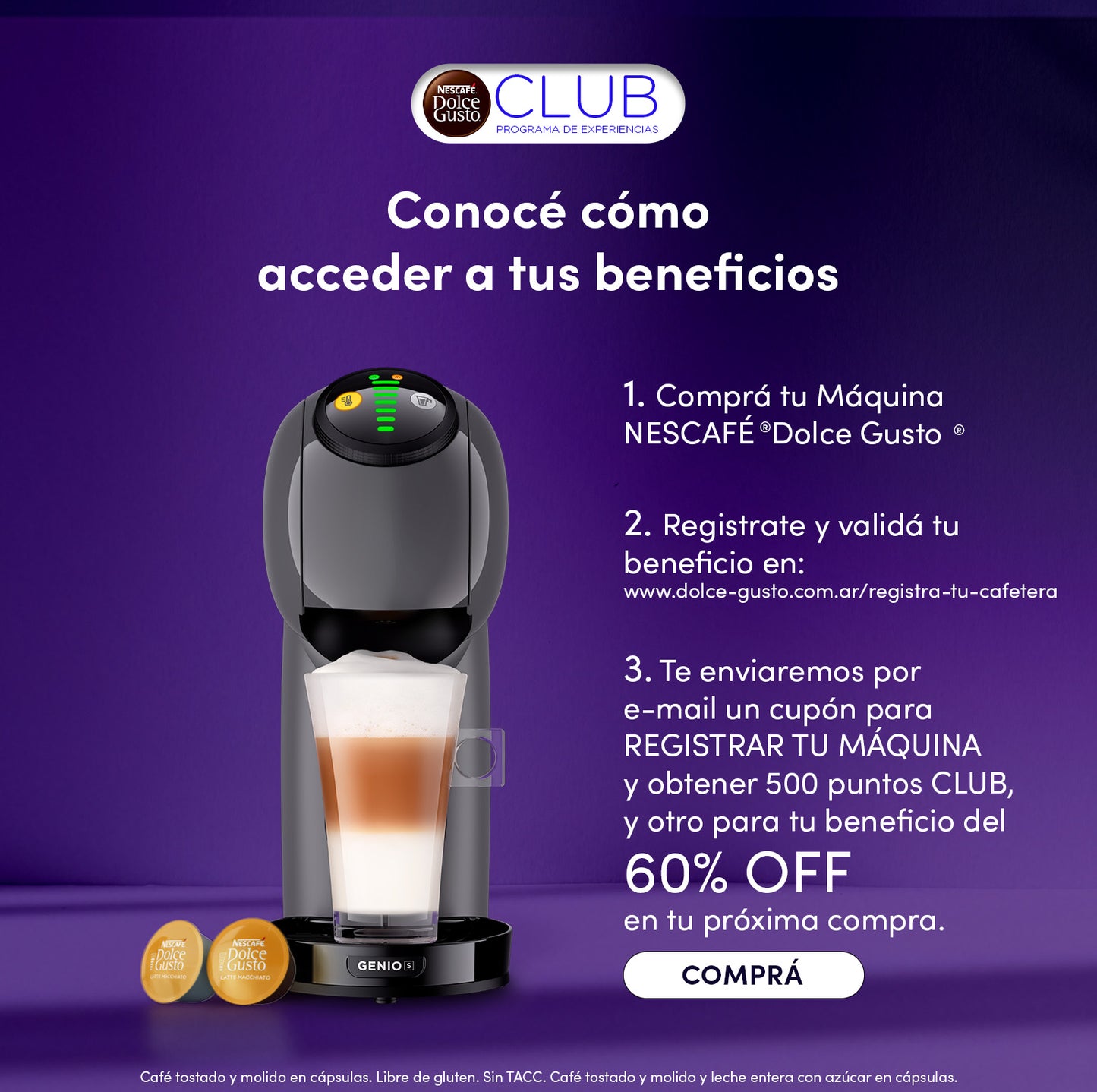 Cafetera NESCAFÉ® Dolce Gusto® Genio S Antracita