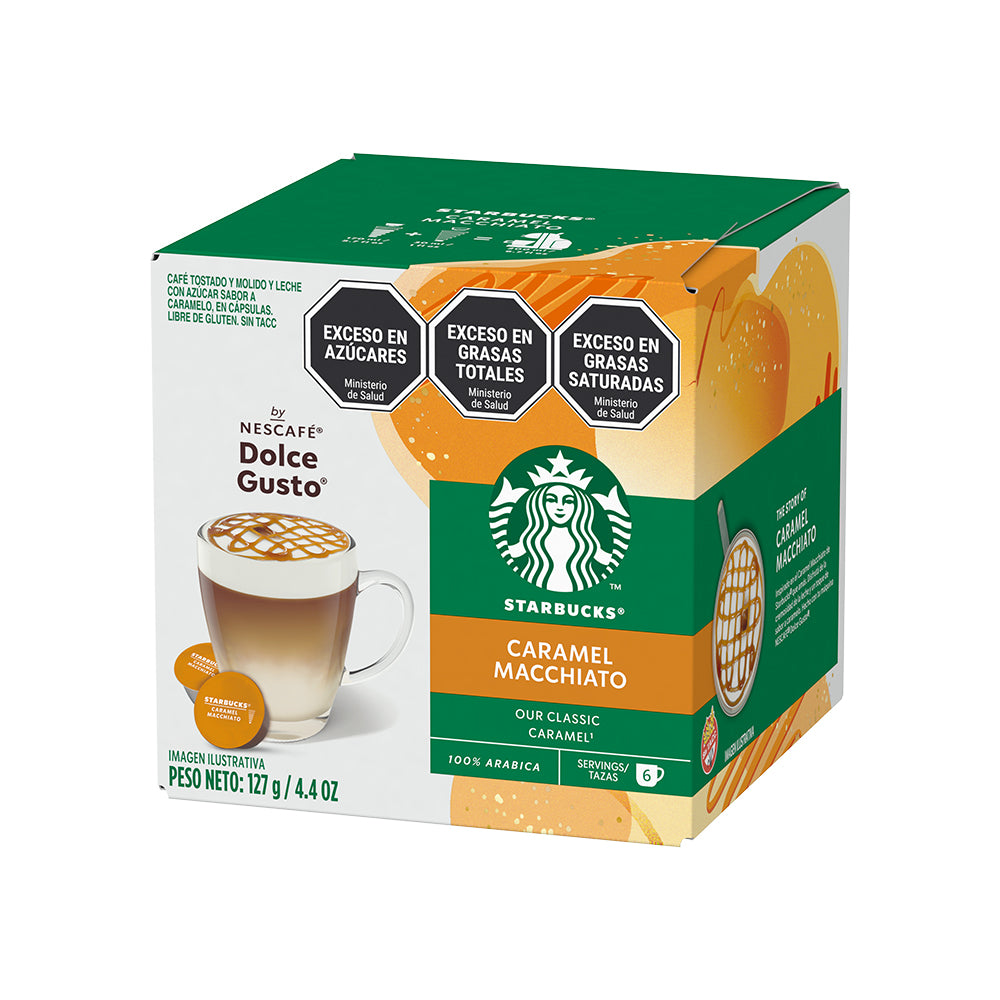 Cápsulas de Café STARBUCKS® By Dolce Gusto® Caramel Macchiato x 12 Cápsulas