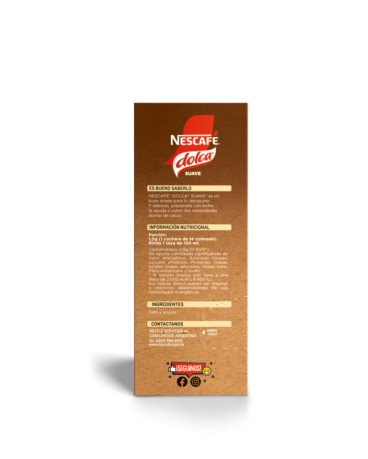 NESCAFÉ® Dolca Suave Sticks x45gr