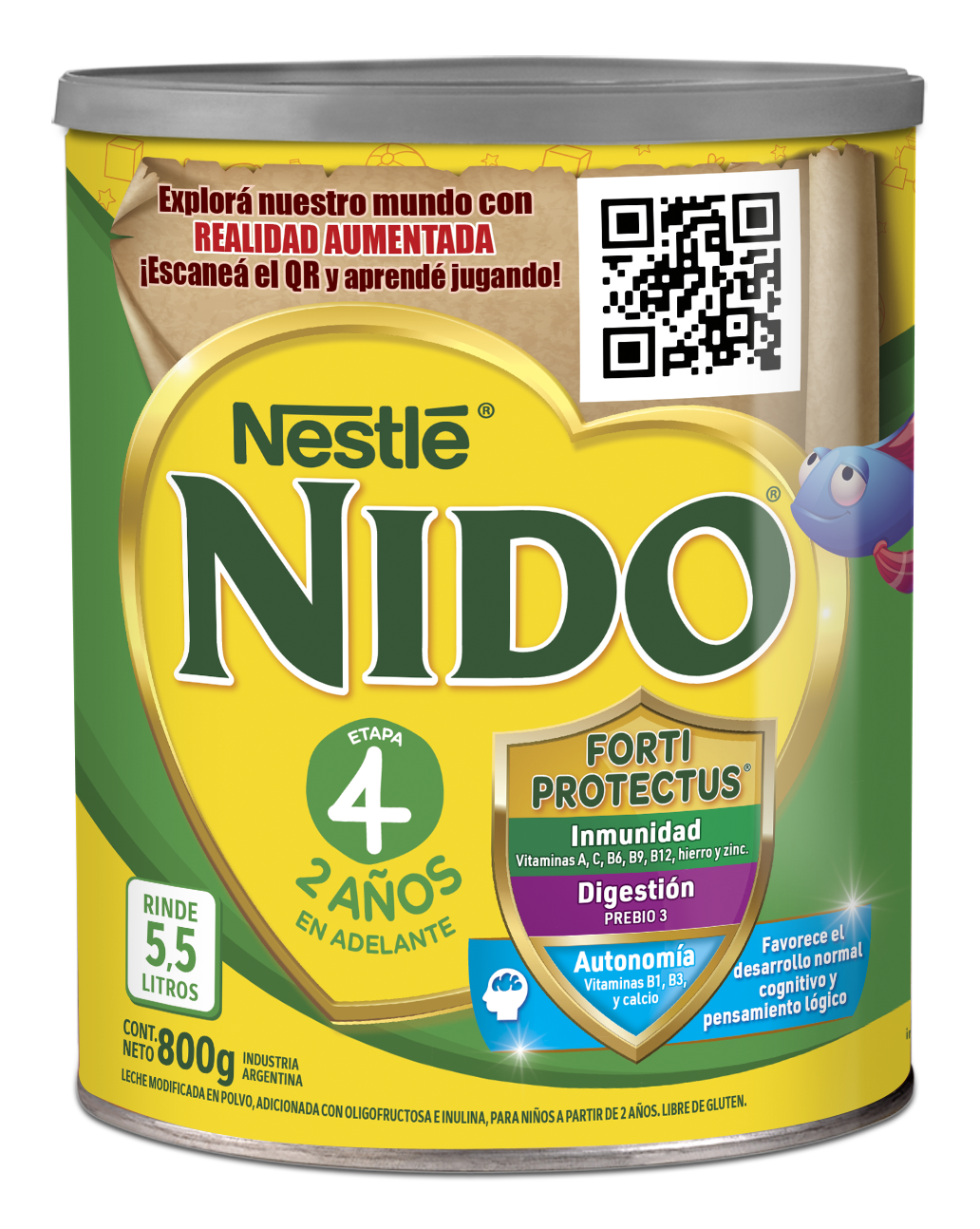 ¡Pack x6! NIDO® 4 Leche en Polvo x 800gr