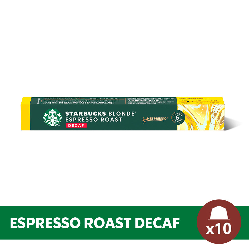 STARBUCKS® Nespresso® Blonde Espresso Roast Decaf x 10u.