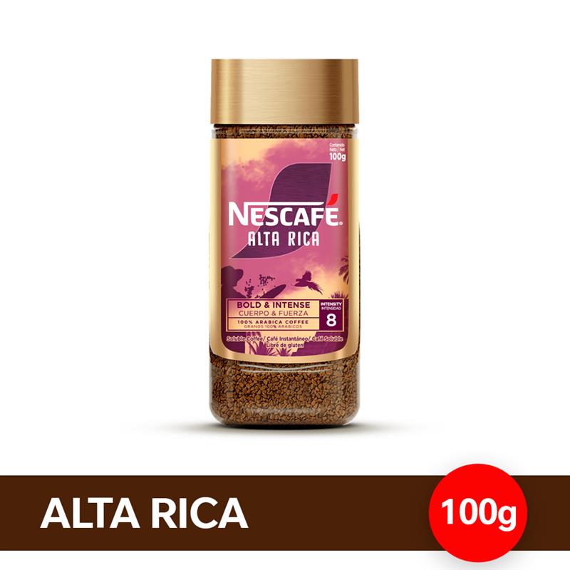 Café Instantáneo NESCAFÉ® Gold Orígenes Alta Rica - Frasco x100gr
