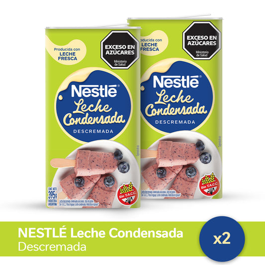 ¡Pack x2! Leche Condensada Descremada NESTLÉ® x 395gr.