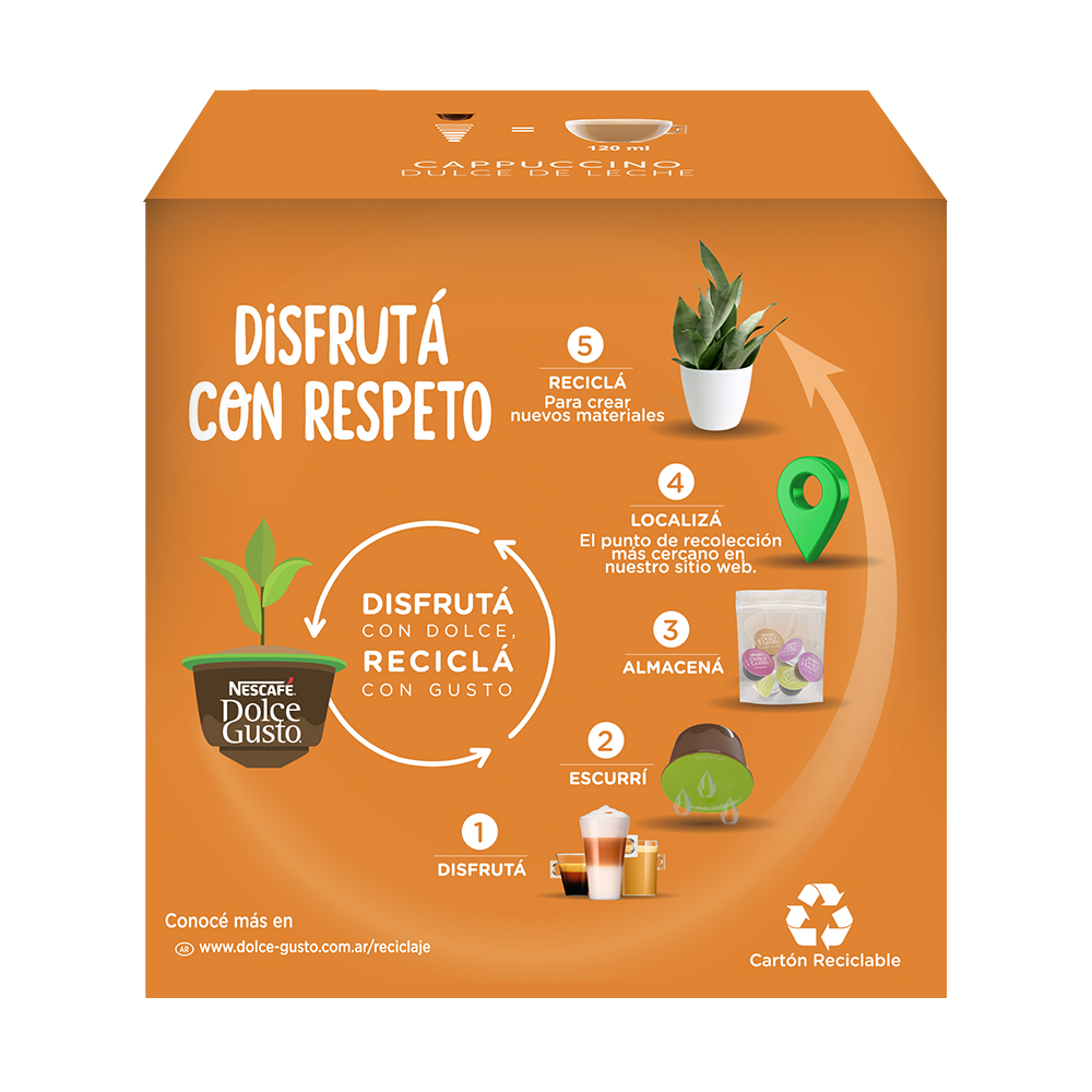 Cápsulas de Café NESCAFÉ® Dolce Gusto® Dulce de Leche - x 16 Cápsulas