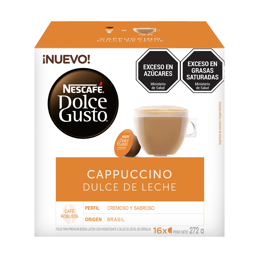 Cápsulas de Café NESCAFÉ® Dolce Gusto® Dulce de Leche - x 16 Cápsulas