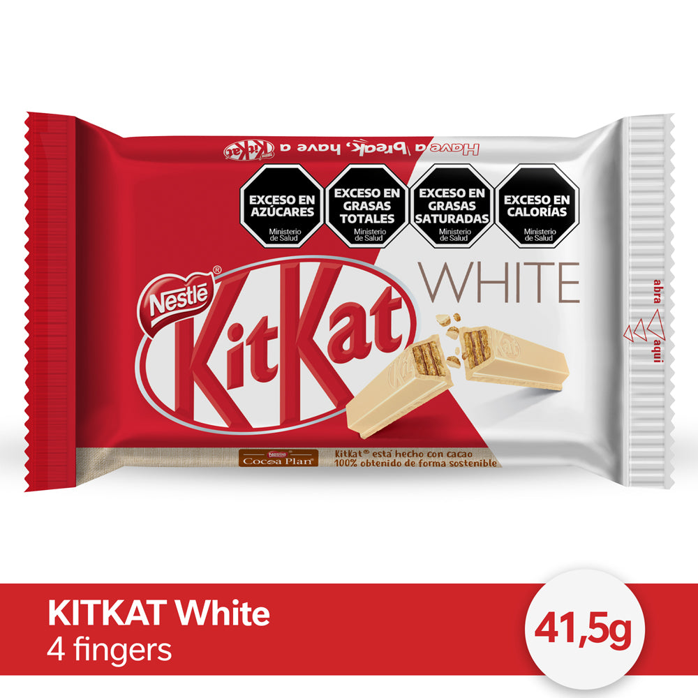 ¡Pack x4! Oblea KitKat® White 4 Fingers