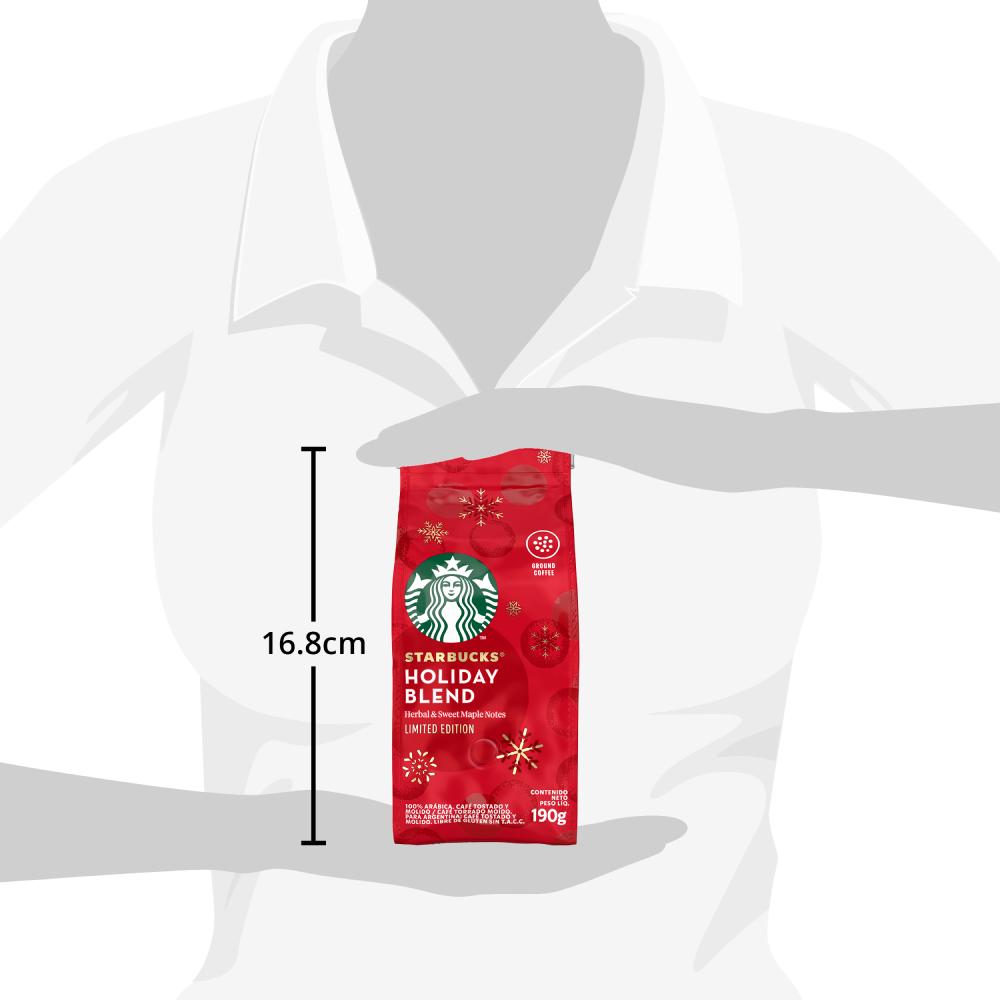 Café Tostado y Molido STARBUCKS® Holiday Blend - Softpack x 190gr