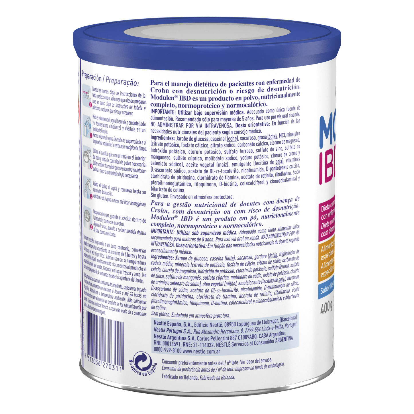 Fórmula MODULEN - Lata x 400gr