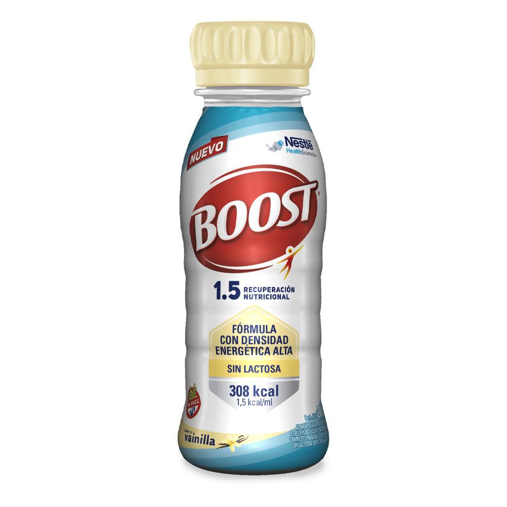 ¡Pack x6! Suplemento nutricional BOOST 1.5 Vainilla - Botellita x 200 ml x6u