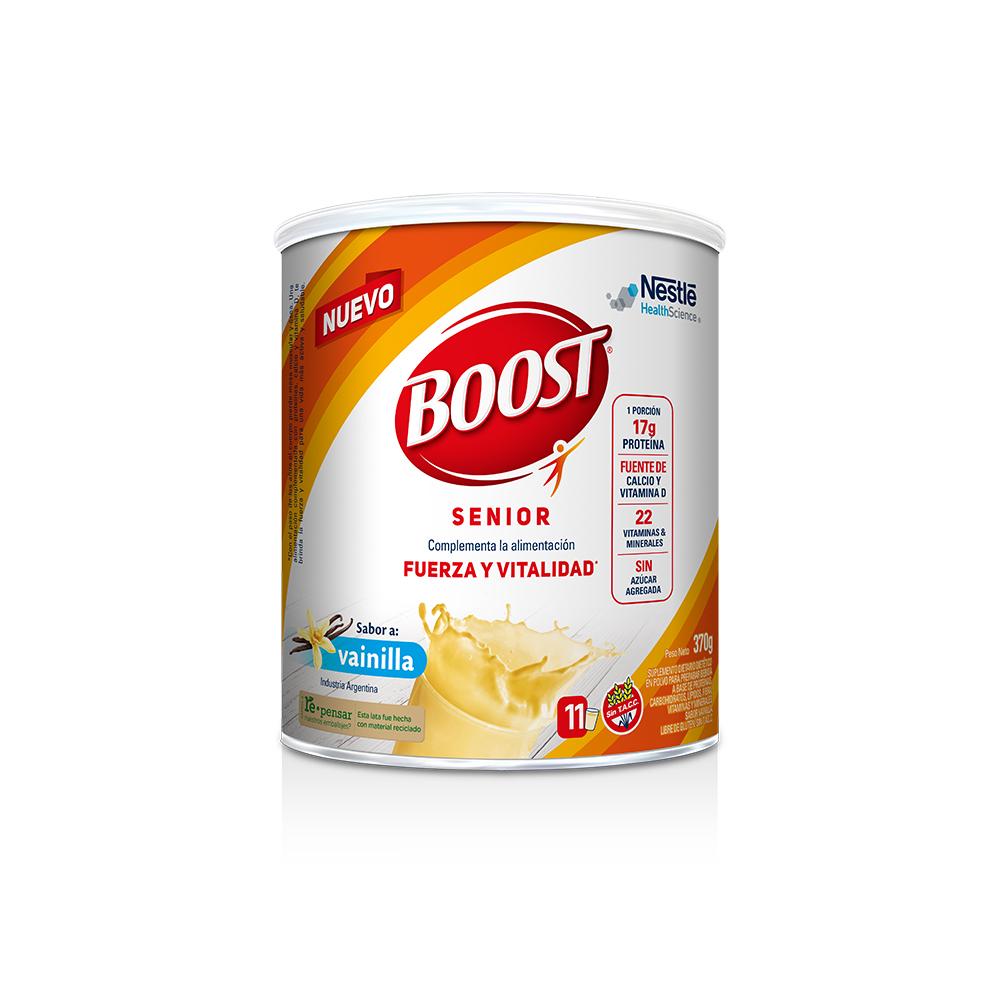 ¡Pack x2! Suplemento nutricional BOOST SENIOR Sin Sabor - Lata x 370g x2u
