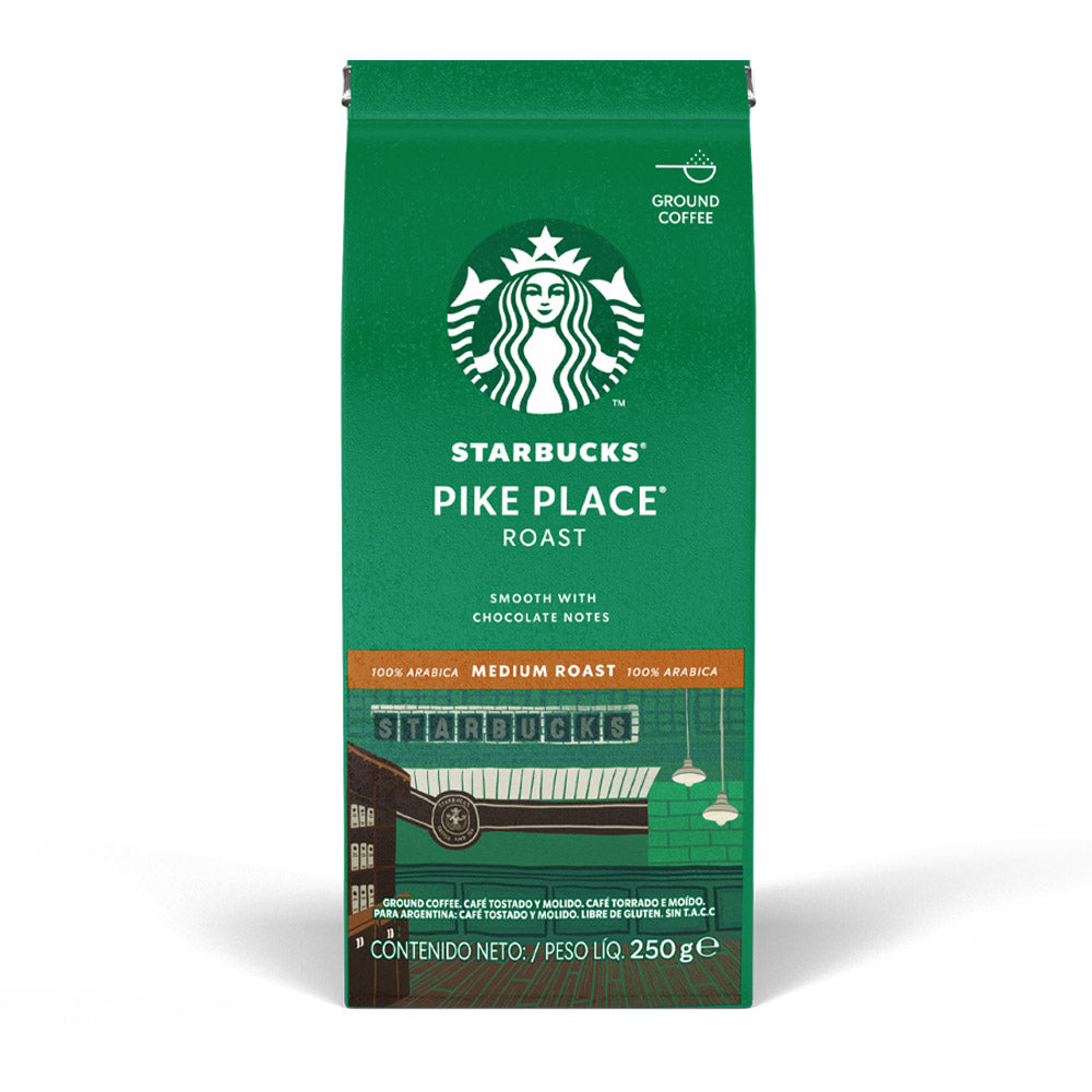 Café Tostado y Molido STARBUCKS® Pike Place Roast - Softpack x 250gr