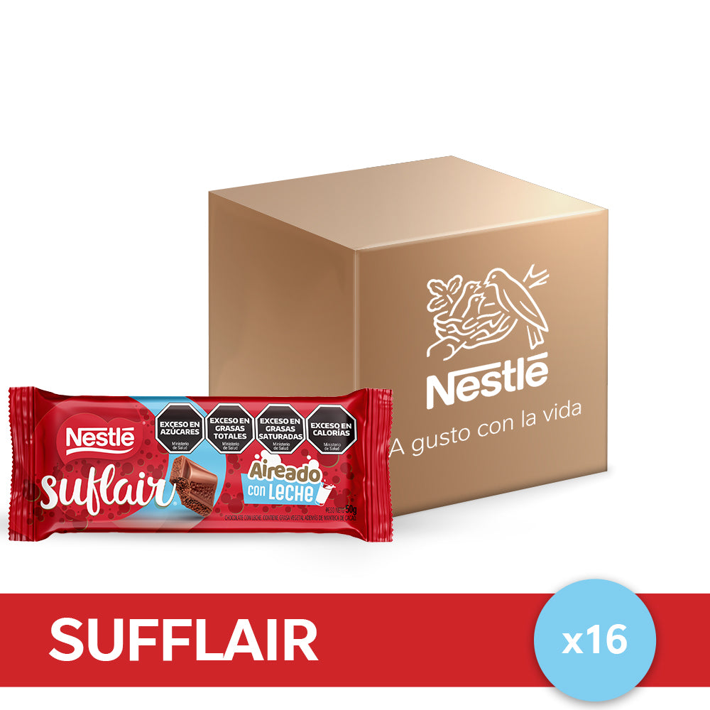 Chocolate Aireado con Leche Suflair® - 20 unidades de 50gr