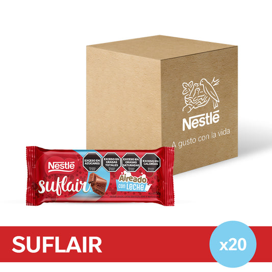 Chocolate Aireado con Leche Suflair® - 20 unidades de 50gr