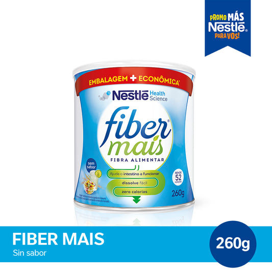 Suplemento de fibras FIBER MAIS Sin sabor - Lata x 260gr